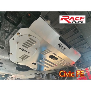 แผ่นปิดใต้ท้อง แผ่นปิดใต้ห้องเครื่องอลูมิเนียม Raceplate Undertray​ สำหรับ Honda Civic FE