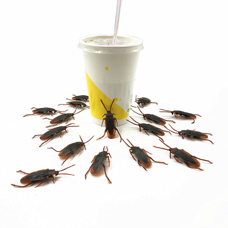Exhila ปลอม Bug แมลงสาบ Prank Tricky ของเล่นฮาโลวีน April Fool s Day ...