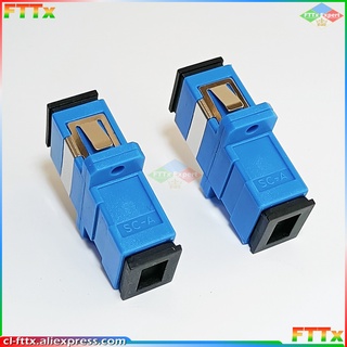 100/200/500pcs SC UPC Simplex Single-mode Fiber optic Adapter SC Optical fiber coupler SC UPC Fiber flange SC connector