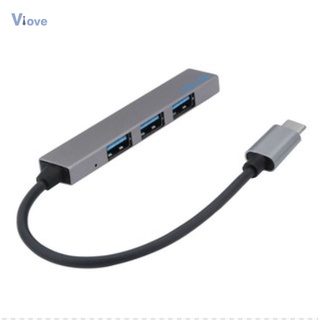 สินค้า type - c to 4 usb hub 3 . 0 hub อะแดปเตอร์พาวเวอร์อินเตอร์เฟซแบบพกพา