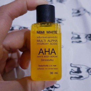 MIMI WHITE AHA เซรั่ม บำรุงผิวสูตรเข้มข้น เร่งผิวขาว 30ml. ( 25 ขวด)