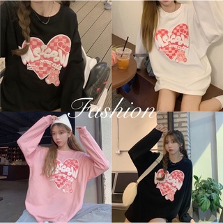 Fashion เสื้อยืดเเขนยาว สกรีนลาย💕MSICROW💕 เสื้อเเขนยาวแขนจั๊ม ผ้าดี ใสสบาย 581