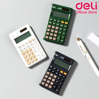 Deli M120 Calculator 12 digit เครื่องคิดเลขแบบพกพา มี 3 สีให้เลือก สินค้ารับประกัน 5 ปี!! เครื่องคิดเลข เครื่องเขียน