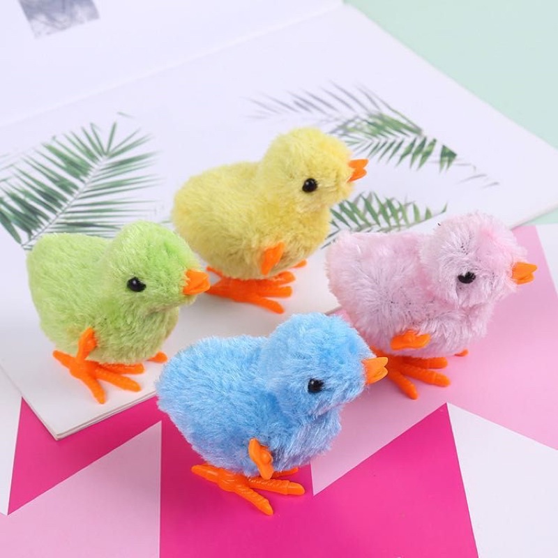 พร้อมส่ง-ตุ๊กตาไก่ไขลาน-ลูกเจี๊ยบไขลาน-ตุ๊กตาไก่-ตุ๊กตาลูกเจี๊ยบ