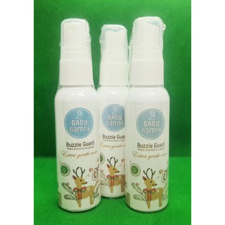 ฺBaby Bambi Buzzie Guard Spray 50ml สเปรย์ออกานิคกันยุง เบบี้ แบมบี้ 115.-