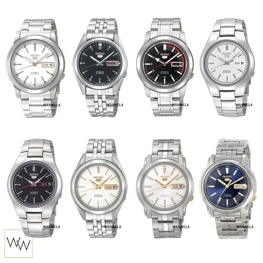 ราคาและรีวิว[ใส่โค้ดลดเพิ่ม] ของแท้ นาฬิกาข้อมือ ผู้ชาย Seiko Sport 5 Automatic สายสแตนเลส [3]