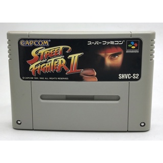 ภาพหน้าปกสินค้าตลับแท้ [SFC] [0025] Street Fighter II (Japan) (SHVC-S2) Super Famicom ที่เกี่ยวข้อง