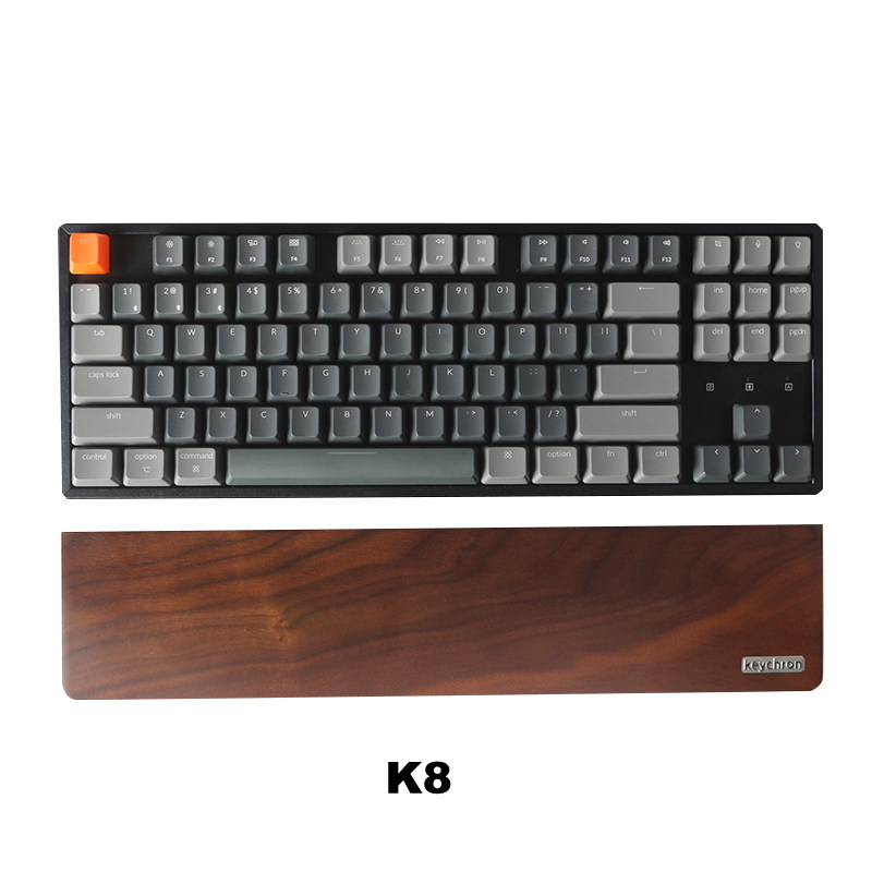 Keychron keyboard walnut palm rest wrist support wrist rest solid wood
