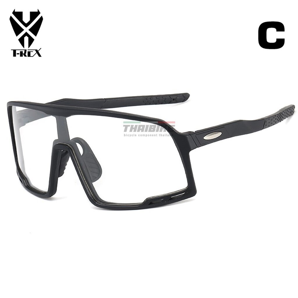 ภาพหน้าปกสินค้าแว่นตาปั่นจักรยาน T-REX 9321 กันแดด กันลม กันฝุ่น UV แว่นกันแดด แว่นปั่น