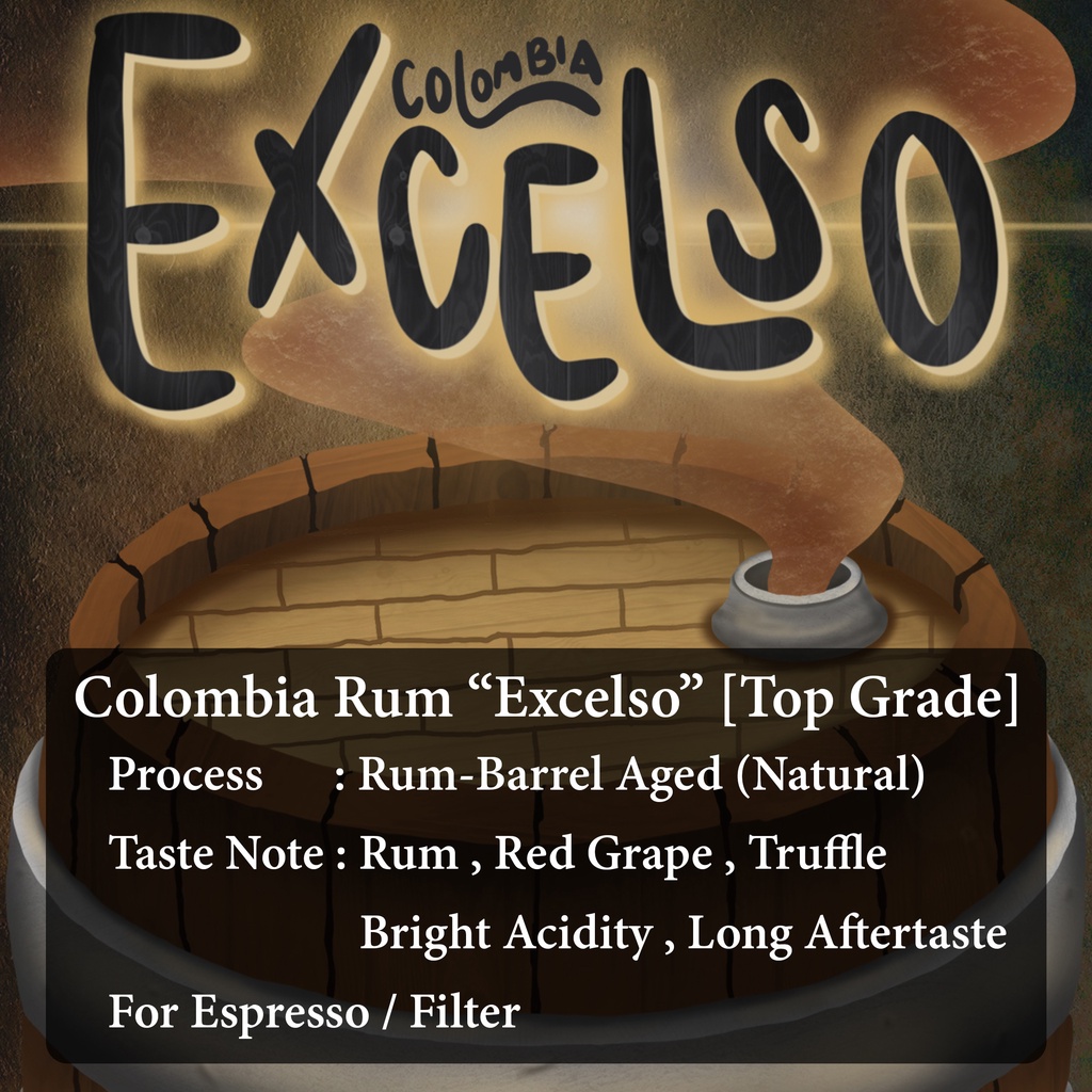 backstreet-house-เมล็ดกาแฟ-colombia-rum-excelso-top-grade-150g