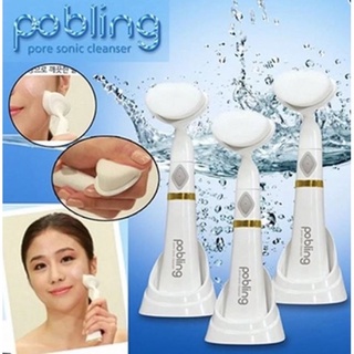 แปรงทำความสะอาดผิวหน้า  ระบบสั่น(คละสี) SONIC Pobling color pore cleansing brush