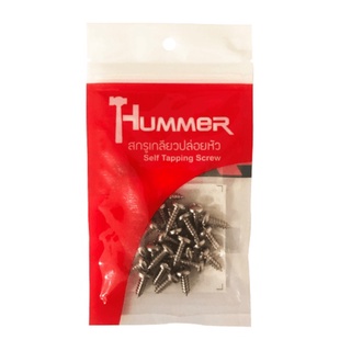 HUMMER สกรูเกลียวปล่อยหัว P-HM812 ขนาด 8X1/2 (25ตัว/แพ็ค)