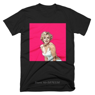 [S-5XL] เสื้อยืดคอกลม ผ้าฝ้าย พิมพ์ลายกราฟฟิค Marilyn Monroe Pop Art สไตล์ฮิปฮอป คลาสสิก สําหรับผู้ชาย