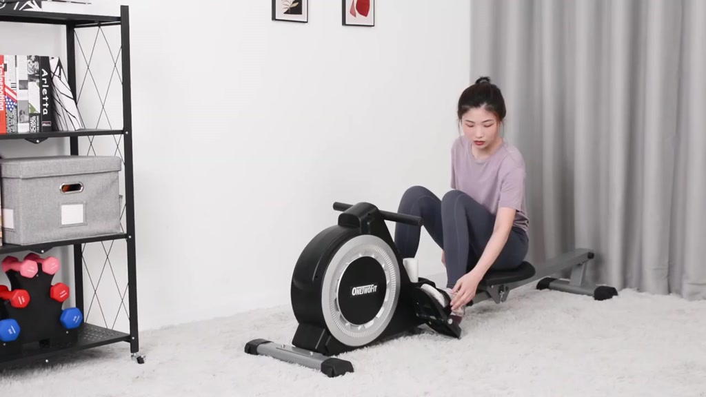 OneTwoFit Air Rowing Machine เครื่องออกกำลังกาย แบบกรรเชียงบก ปรับความ ...