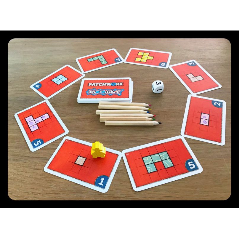 [ของแท้] Patchwork Doodle Board Game | Shopee Thailand