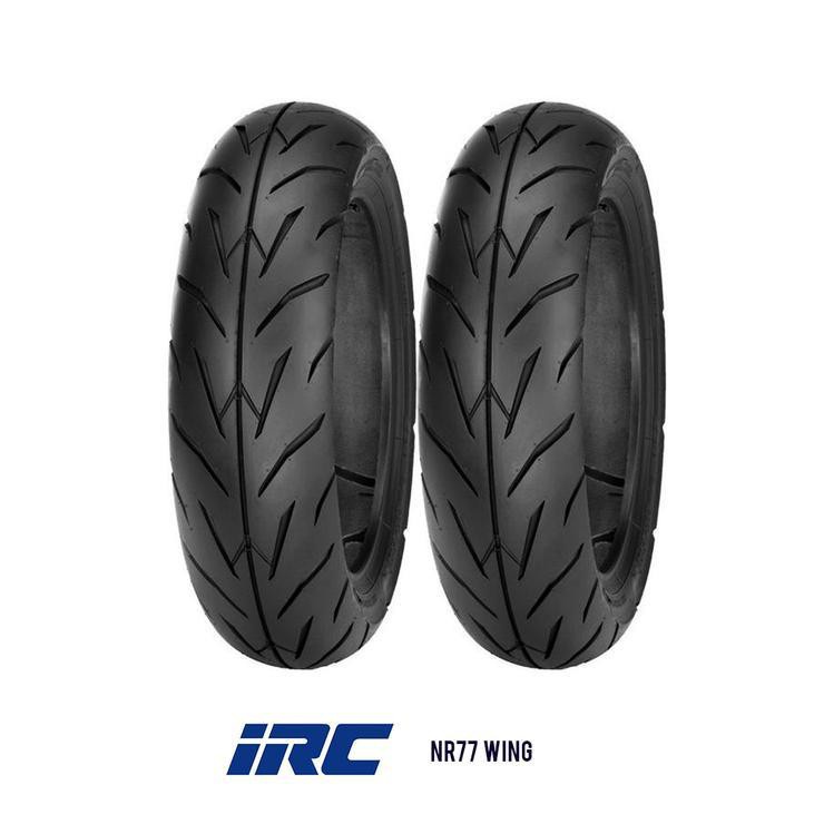 [ยางปี21] ยางมอเตอร์ไซค์ IRC ลาย NR77U (WING Premium Series) ขอบ12 และ ...
