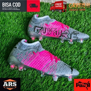 ภาพหน้าปกสินค้ารองเท้าบอล fuma future fuma future z pink Grey grade ori full Clear ที่เกี่ยวข้อง