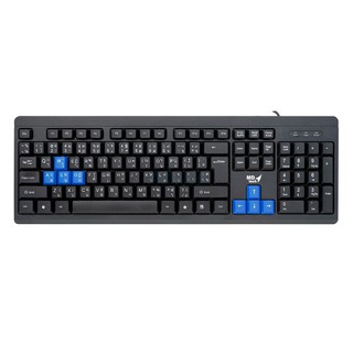 K/B USB MD-TECH (KB-674) Black/Blue