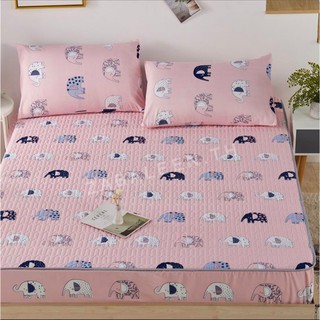 P ของใช้ห้อง 🌟🌟ผ้าปูที่นอนรัดมุม  ผ้าคลุมเตียง รัดมุมรอบเตียง ผ้าปูที่นอนรัดมุม 360 องศา