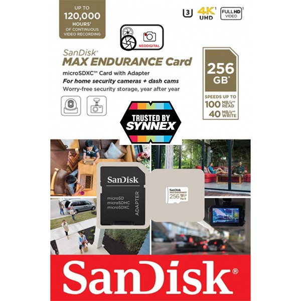 ภาพสินค้าSandisk MAX ENDURANCE microSDXC จากร้าน neodigital บน Shopee ภาพที่ 1