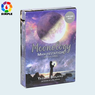 สินค้า 48 Sheets English Version Moonology Manifestation Oracle Cards