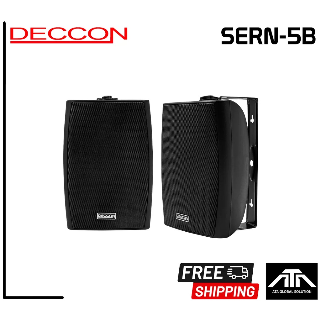 ราคาต่อ-1-คู่-deccon-sern-5b-ตู้ลำโพงแขวน-5-นิ้ว-สีดำ-ลำโพงแขวน-ตู้ลำโพงdeccon-ยี่ห้อ-deccon-รุ่น-sern-5b