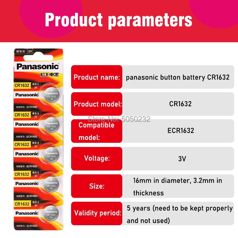 panasonic-30pc-cr1632-3v-br1632-ecr1632-dl1632-kcr1632-lm1632-kl1632-button-cell-coin-lithium-batteries-for-watch-car-to