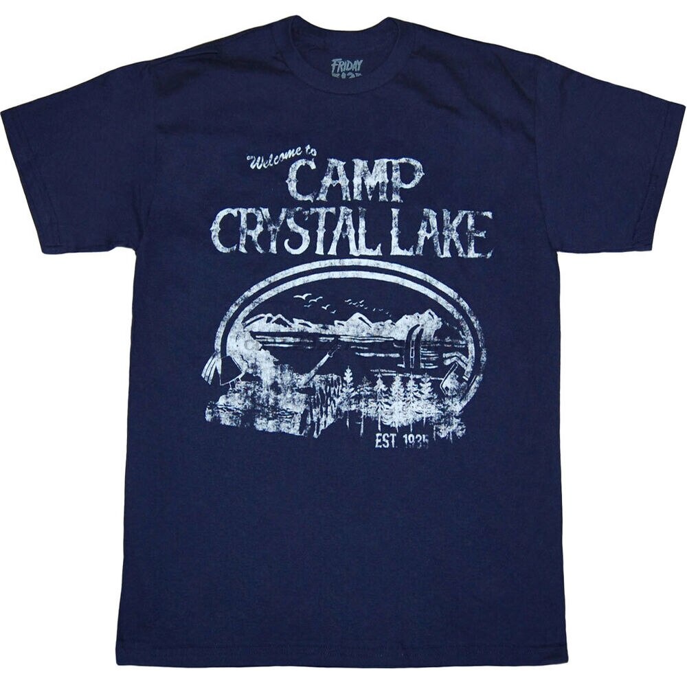 เสื้อยืดผ้าฝ้ายพิมพ์ลายขายดี-เสื้อยืด-พิมพ์ลาย-friday-the-13th-camp-crystal-lake-สําหรับผู้ชาย