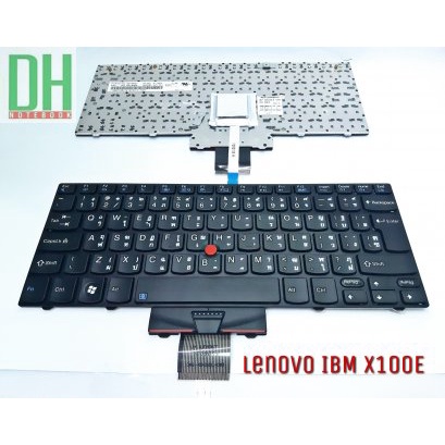 แป้นพิมพ์-คีย์บอร์ดโน๊ตบุ๊ค-ibm-x100e-x120-laptop-keyboard-สีดำ-ภาษาไทย-อังกฤษ