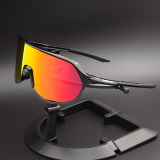 แว่นตากันแดด เลนส์ 1 เลนส์ สําหรับผู้ชาย เหมาะกับการขี่รถจักรยานเสือภูเขา เล่นกีฬากลางแจ้ง