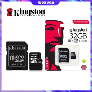 สินค้า (ของแท้) การ์ดความจำ Kingston 16GB 32GB 64GB 128GB 256GB การ์ดความจำ Micro SD SDHC Class10 Kingston