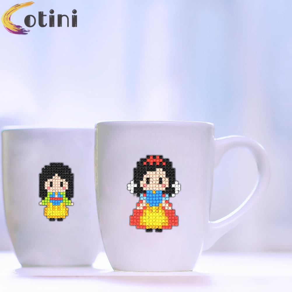 cotini-สติ๊กเกอร์ลายการ์ตูนเจ้าหญิงมีกาวในตัว-8-ชิ้นสําหรับตกแต่ง