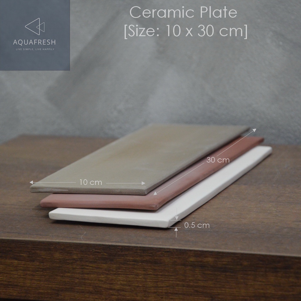 ceramic-plate-size-10-x-30-cm-แผ่นเซรามิคขนาด10-x-30-cm-สำหรับจัดหรือตกแต่งตู้ปลาสวยงาม-amp-ตู้กุ้งสวยงาม