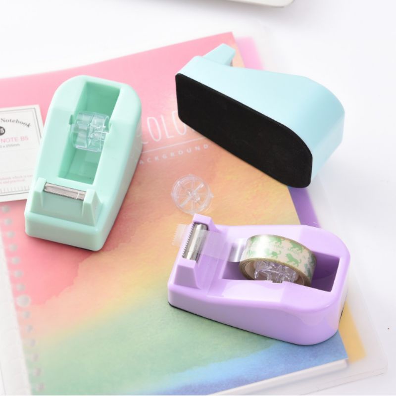 พร้อมส่ง-แท่นตัดเทป-ที่ตัดสก็อตเทป-แท่นวางสก็อตเทป-ที่ใส่สก็อตเทป-แกน1นิ้ว-ตัวตัดเทป-อุปกรณ์แพคของ-ของใช้สำนักงาน