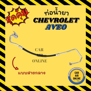 ท่อน้ำยา น้ำยาแอร์ เชฟโรเลต อาวีโอ แบบสายกลาง CHEVROLET AVEO คอมแอร์ - แผงร้อน ท่อน้ำยาแอร์ สายน้ำยาแอร์ ท่อแอร์ ท่อน้ำ