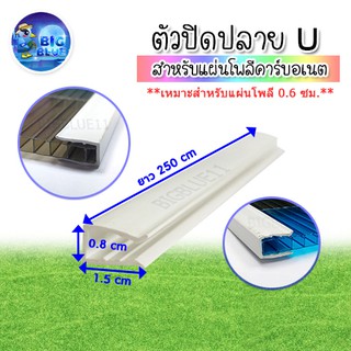 ภาพหน้าปกสินค้าBIGBLUE ตัวปิดปลาย (UPVC) ยาว 2.5 ม. สีขาว ตัวปิดขอบแผ่นโพลีคาร์บอเนต งานหลังคา วัสดุก่อสร้าง รหัส59640020 ที่เกี่ยวข้อง