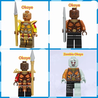 ของเล่นตัวต่อเลโก้ Marvel Black Panther Okoye ขนาดเล็ก สําหรับเด็ก