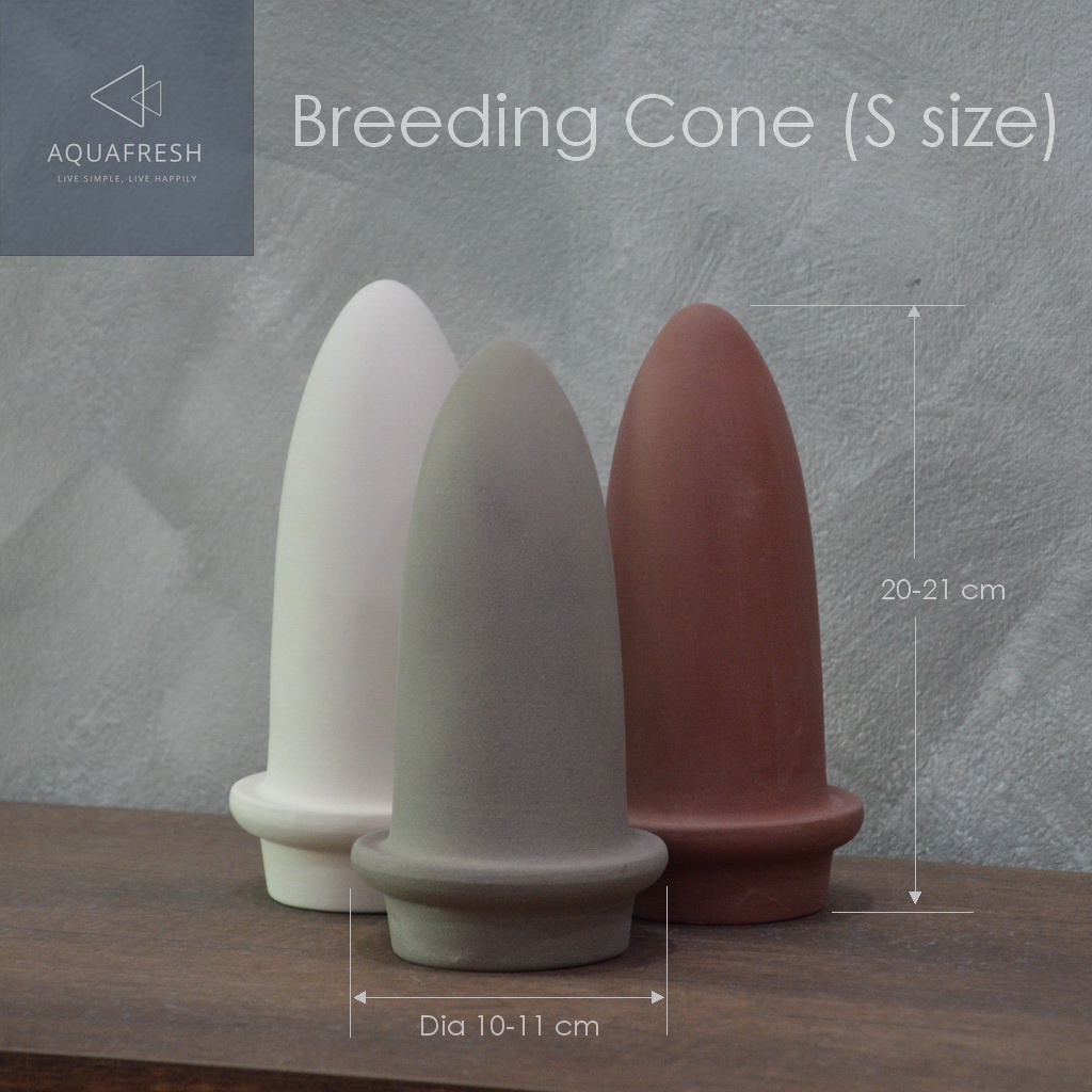 breeding-cone-discus-cone-s-size-โคน-โดมเซรามิค-สำหรับเพาะปลาปอมปาดัวร์หรือปลาเทวดา