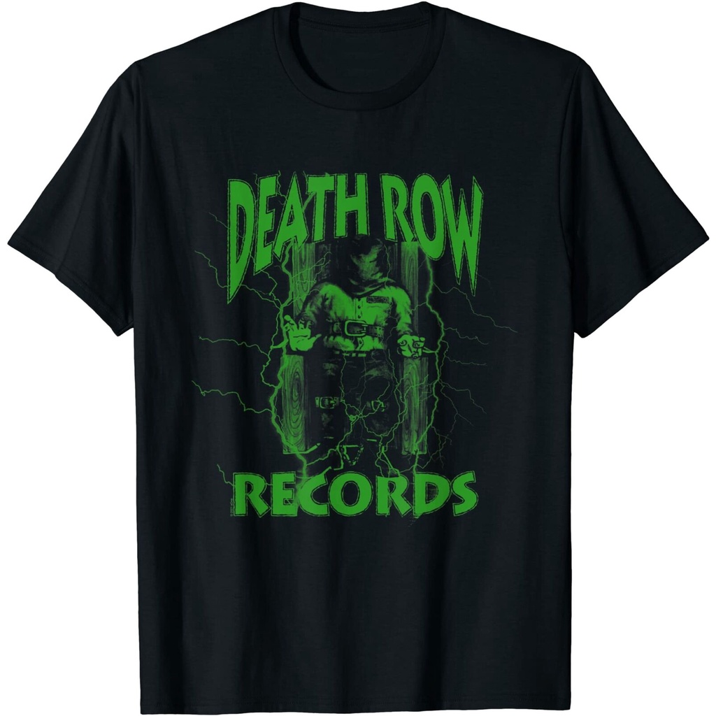 เสื้อยืด-พิมพ์ลาย-death-row-records-electric-neon-green-แบบตลก-สําหรับผู้ชาย