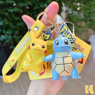 พวงกุญแจจี้ตุ๊กตา Pokémon Pikachu ขนาดเล็กสําหรับห้อยกระเป๋า