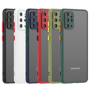 เคสขอบสีเรียวมีกันกระแทกโทรศัพท์ Samsung ss Galaxy M14 M33 M52 M32 M51 M11 M31 M21s M20 M30 5G 4G