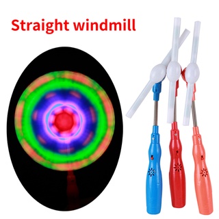 [CHOO] Electric Windmill Toy Handheld Music Toy Battery Powered Winnower Toy Funny Luminous Spinning Toy with