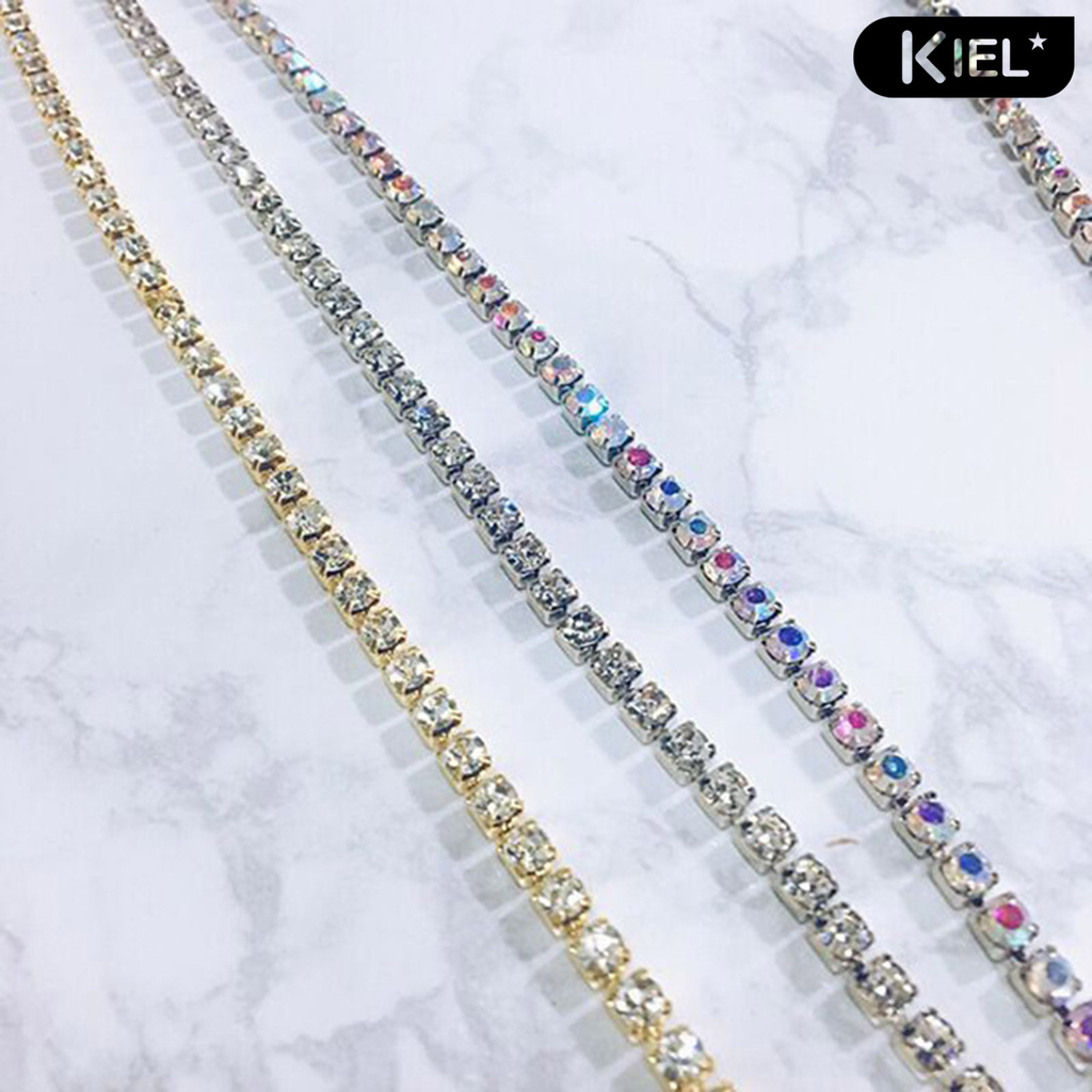 ภาพหน้าปกสินค้าKiel เครื่องประดับแฟชั่นผู้หญิงสายโซ่ยาวต้นขา Rhinestone จากร้าน kiel.th บน Shopee