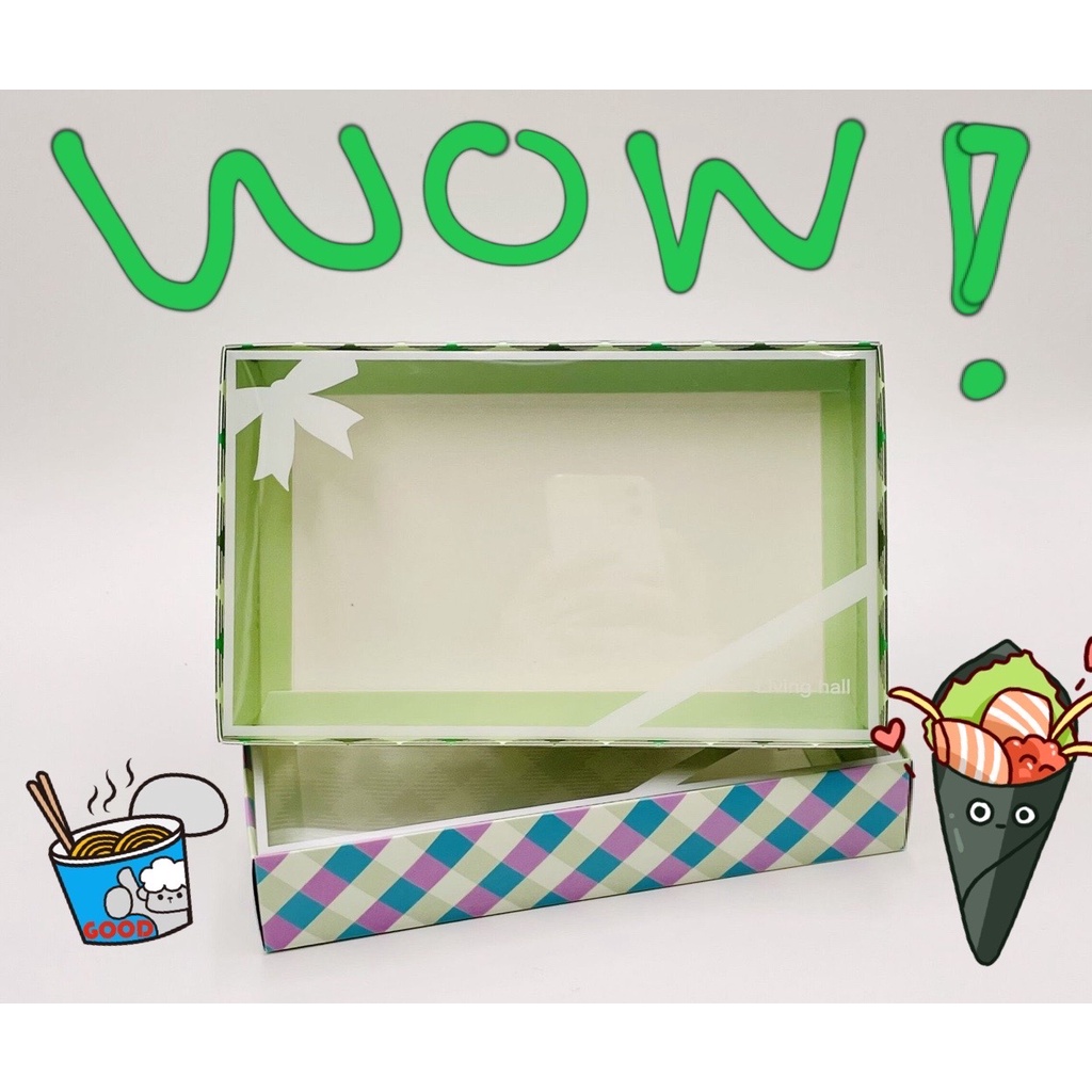 กล่องของขวัญ-กล่องของชำร่วย-ของรับไหว้-กล่องใส่ของพรีเมี่ยม-กล่องใส่ผ้าขนหนู-มีหน้าต่างพลาสติก-10-ใบ-คละลาย