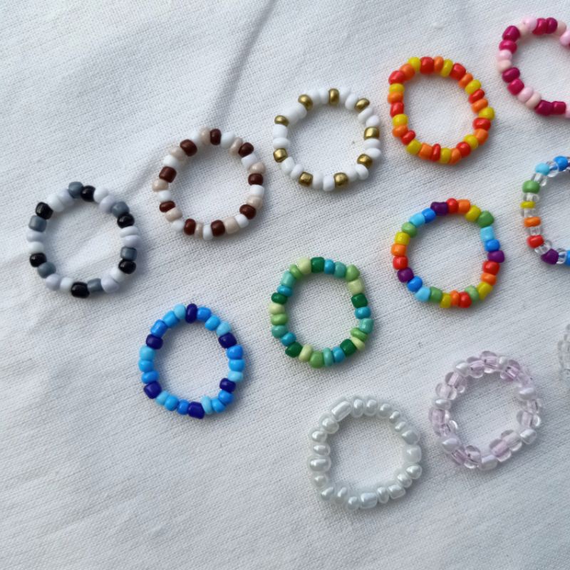 basic-beads-1-2-แหวนลูกปัด-แหวนเอ็นยืด