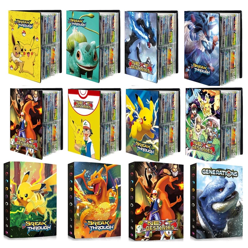 ใหม่-324-240-pcs-ผู้ถือการ์ด-pokemon-อัลบั้มหนังสือการ์ตูนอะนิเมะเกมผู้ถือบัตรคอลเลกชันโฟลเดอร์เด็ก-cool-ของเล่น-gift