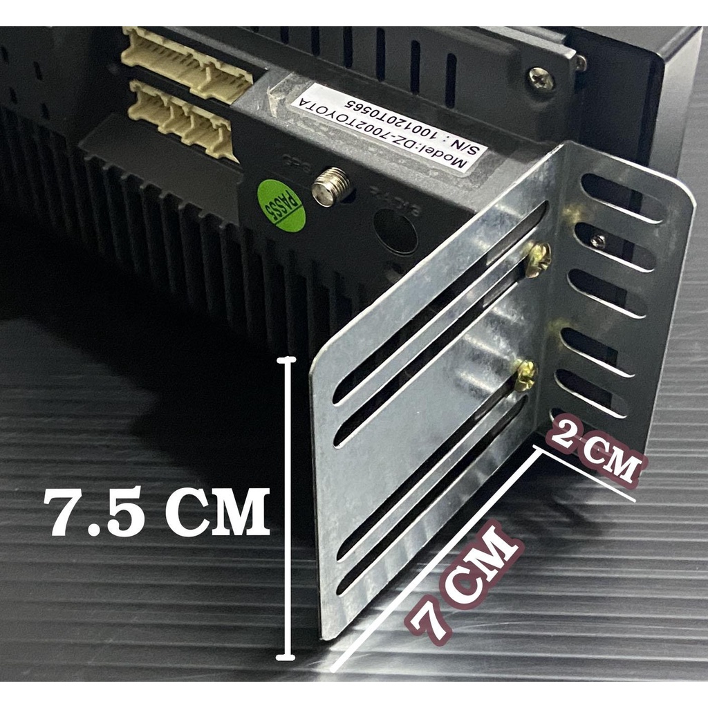 ขาเหล็กยึดจอ2dinที่ยึดจอชุดติดตั้งจอใช้ยึดจอที่มีขนาด7นิ้ว-9นิ้ว-10นิ้ว