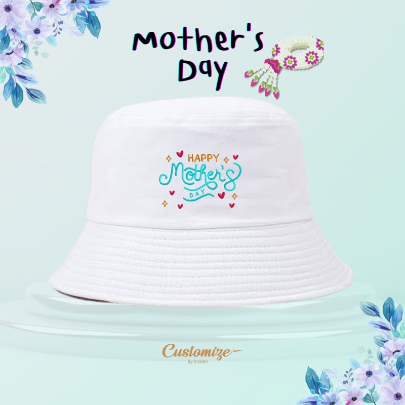 หมวกปัก-ลายวันแม่-วันแม่-ของขวัญวันแม่-mother-s-day-ของขวัญให้แม่