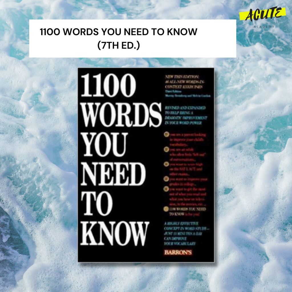 YOU　Shopee　ED.)　TO　(7TH　NEED　KNOW　WORDS　1100　Thailand