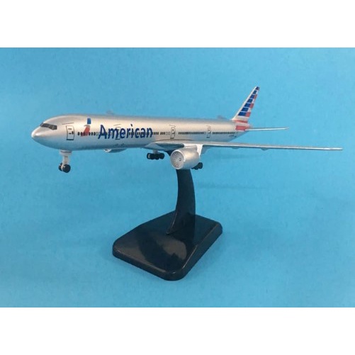 โมเดลเครื่องบิน-ส่งจากไทย-american-air-อเมริกัน-แอร์ไลน์-ขนาด-20-cm-มีล้อ-วัสดุเป็นเหล็กอัลลอย-มีขาตั้งให้